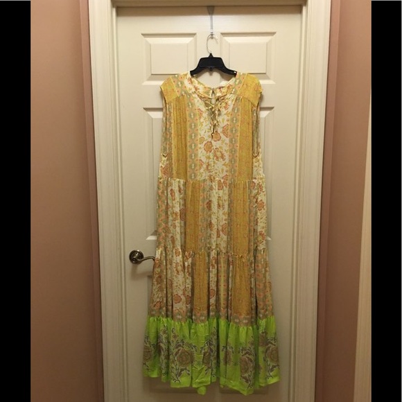 Free People Hanalei Bay Lace-up Midi Dress - Picture 8 of 13